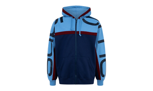 Big Logo Paneled Zip Up Hoodie "FW20" SU9885