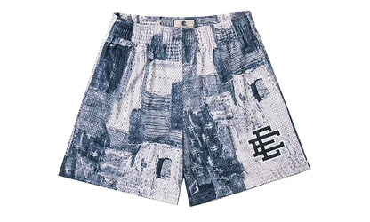 EE BASIC SHORT "SS23 - Grey Boro Patchwork" EE714