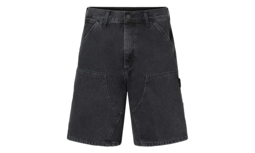 Double Knee Shorts "Black Stoned Washed" I034867 89 06