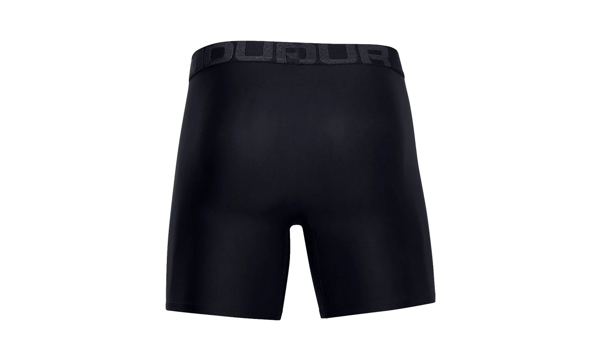 Tech 6" 2-Pack Boxerjock "Black / Black" 1327415 001