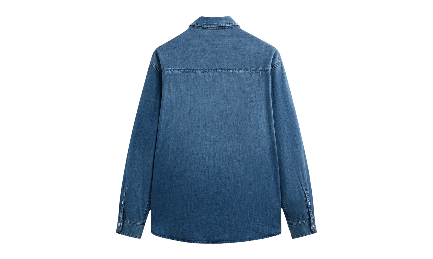 Chambray Apollo Shirt "Mid Indigo" KITH19