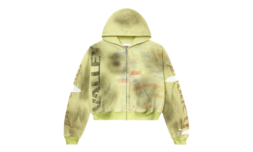 Glitch Zip Up Jacket "Hack Green" VAL56