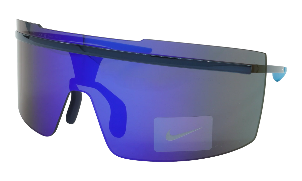 Echo Shield M Sunglasses "Navy / Ultraviolet Mirror" FD1884 414