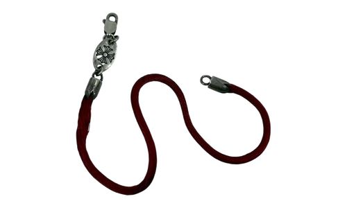 KZ Cassette Cross Stack Bracelet "Maroon" CHRM1166