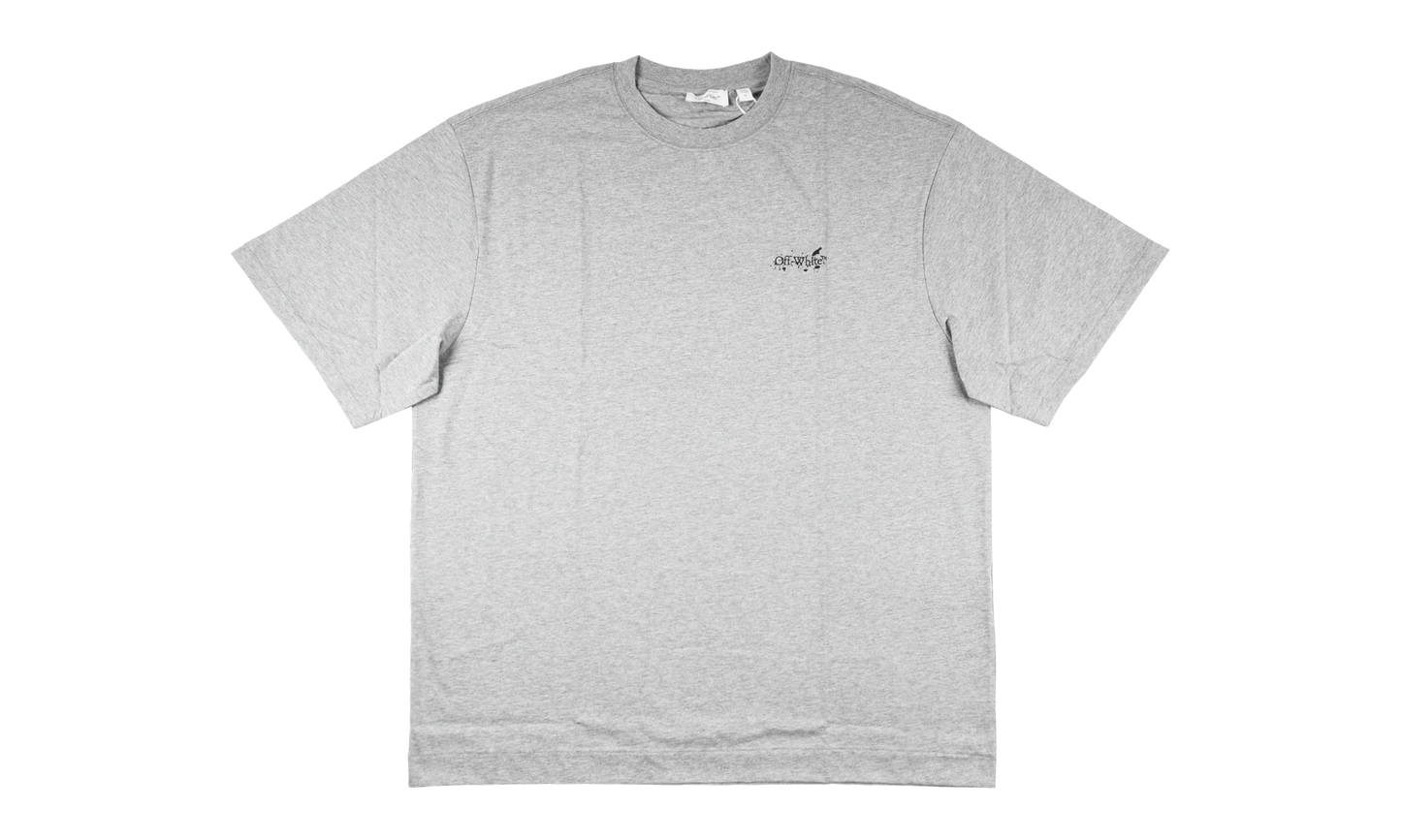 PAINT SPLATTER ARROW DIAG SKATE FIT TEE "Heather Grey" 44OWOS26T064 030