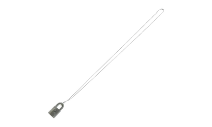 Silichrome Lock Necklace "White" CHRM1047