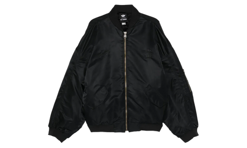 CHAVARRIA SATIN BOMBER JACKET "Black" KD9361