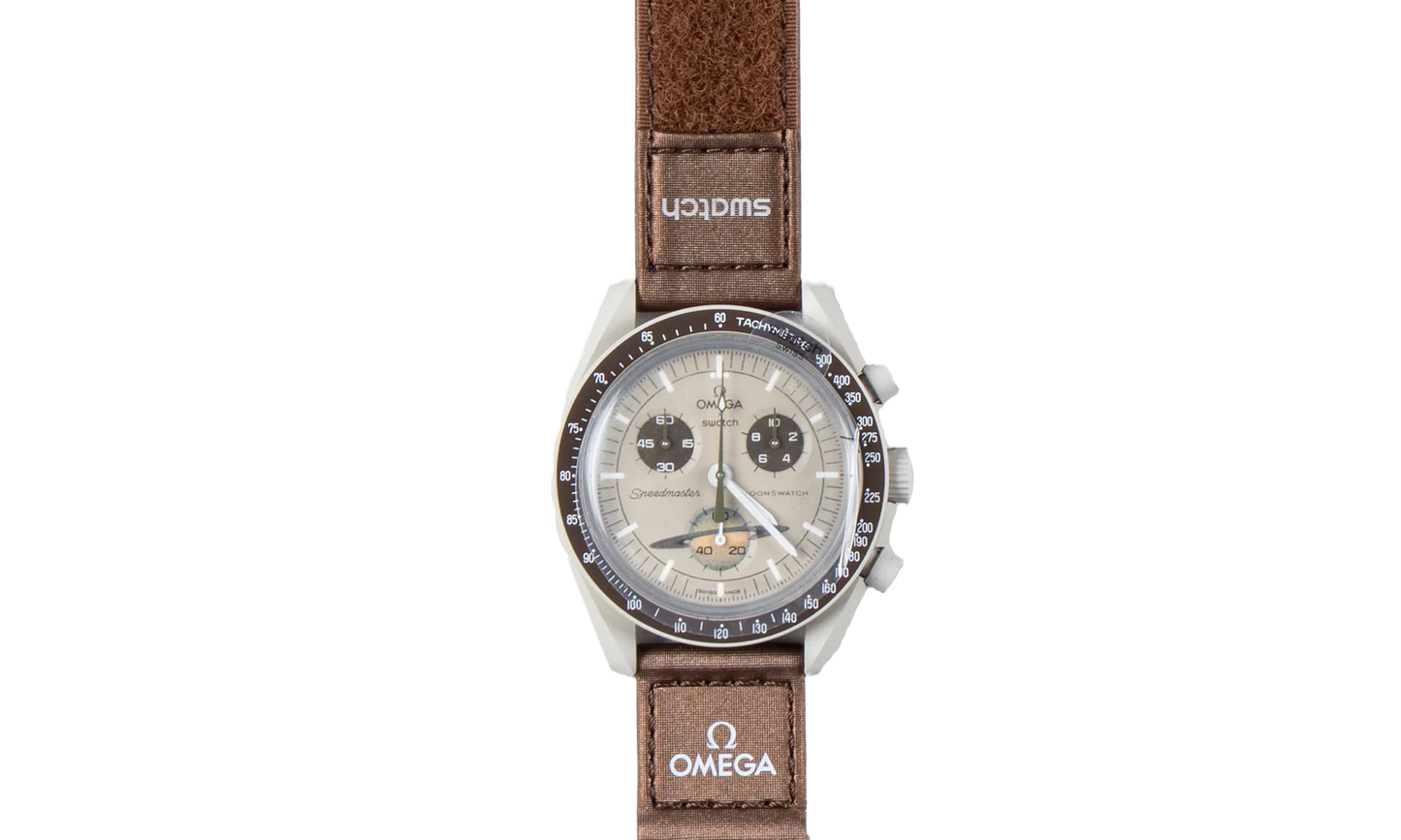 Swatch x Omega Bioceramic Moonswatch "Mission to Saturn" SO33T100