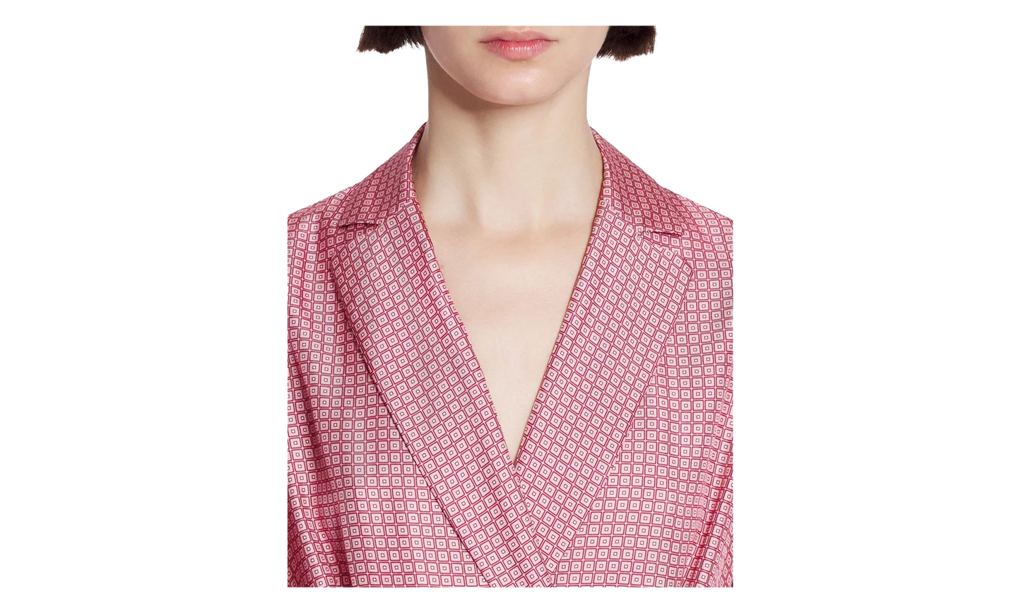 SILK WRAP DRESS "BOIS DE ROSE" RW DR0013 5743 A23 58