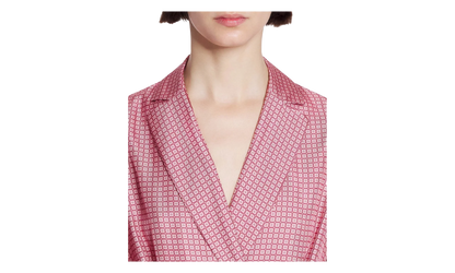 SILK WRAP DRESS "BOIS DE ROSE" RW DR0013 5743 A23 58