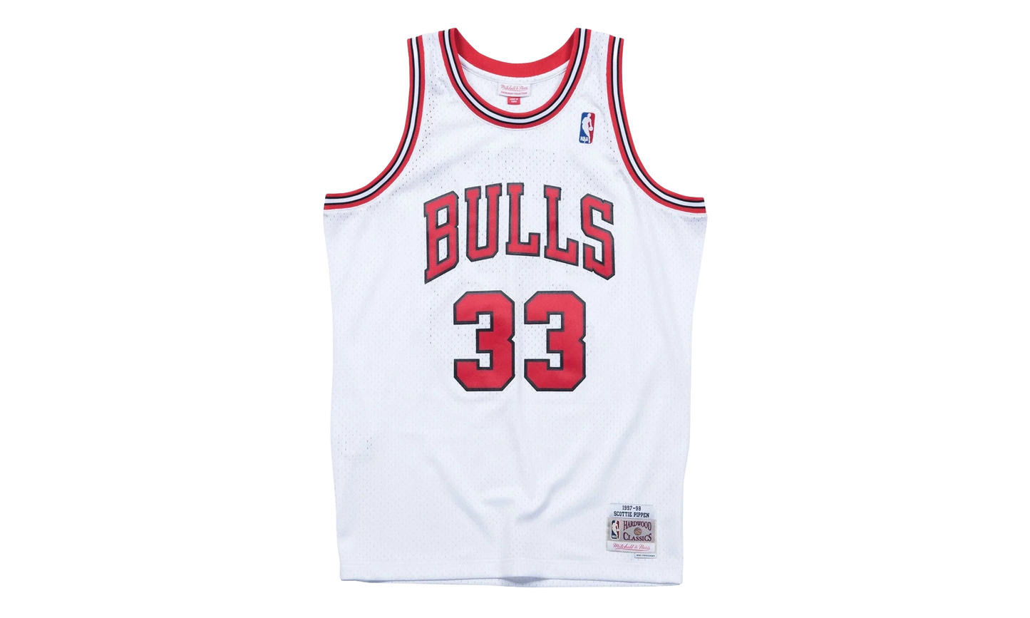 NBA Scottie Pippen Home Swingman Jersey "1997-98 Chicago Bulls - White" SMJYAC18054 CBUWHIT97SPI