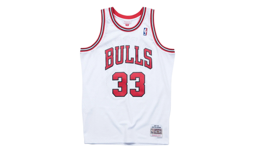 NBA Scottie Pippen Home Swingman Jersey "1997-98 Chicago Bulls - White" SMJYAC18054 CBUWHIT97SPI