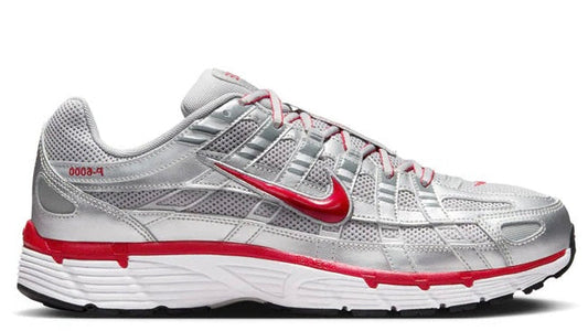 P-6000 Metallic Silver Gym Red