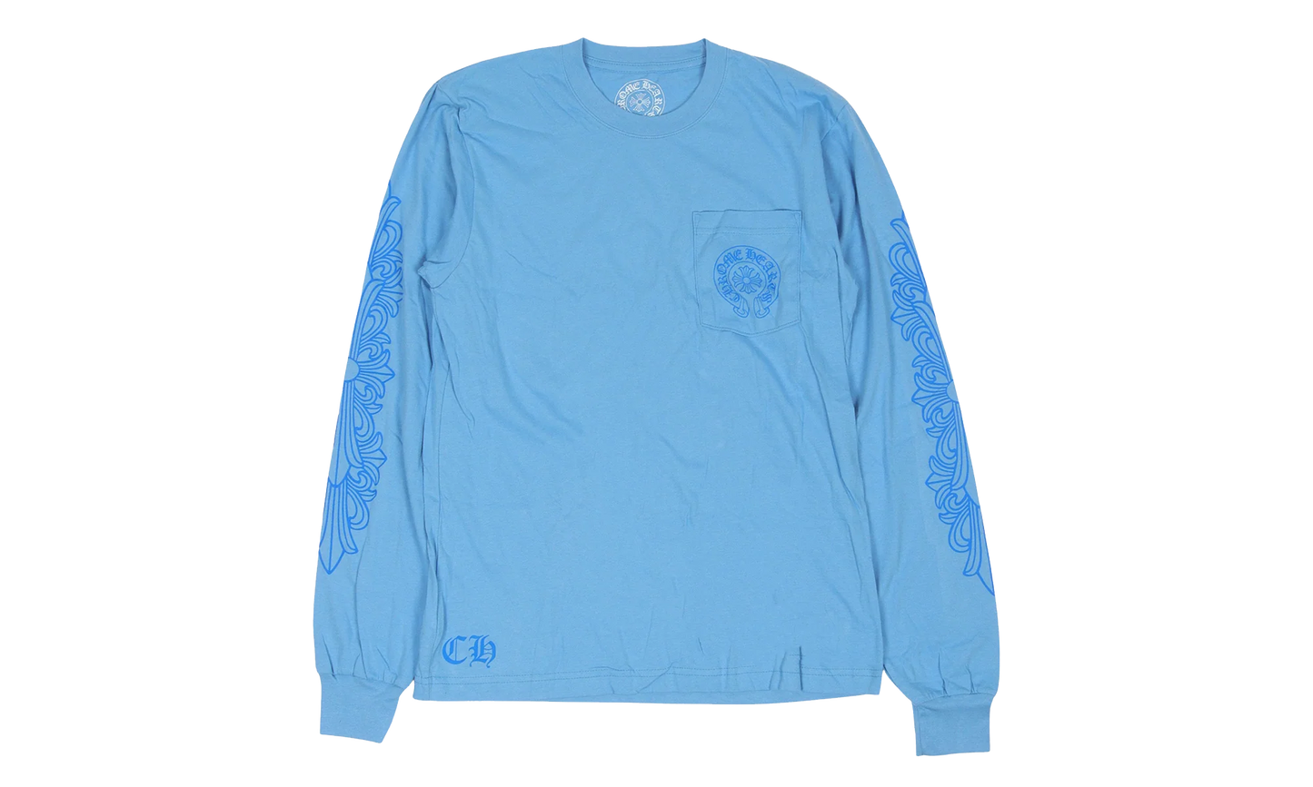 Miami Horseshoe Logo Long-Sleeve T-Shirt "Blue" CHRM1149