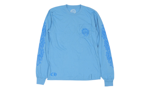 Miami Horseshoe Logo Long-Sleeve T-Shirt "Blue" CHRM1149