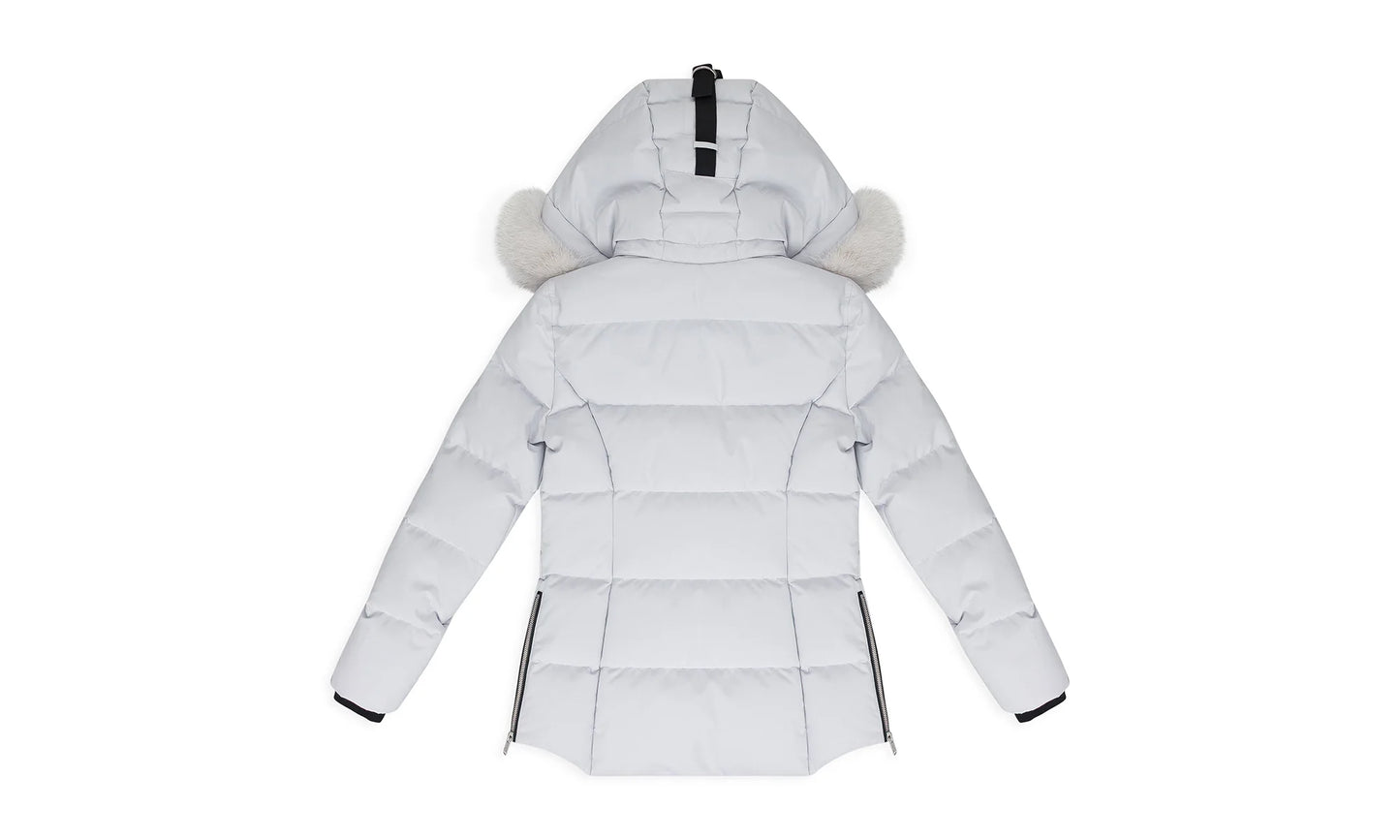 Cloud 3Q F Puffer Jacket Wmns "Grey Fur" MSK WOTW 0001