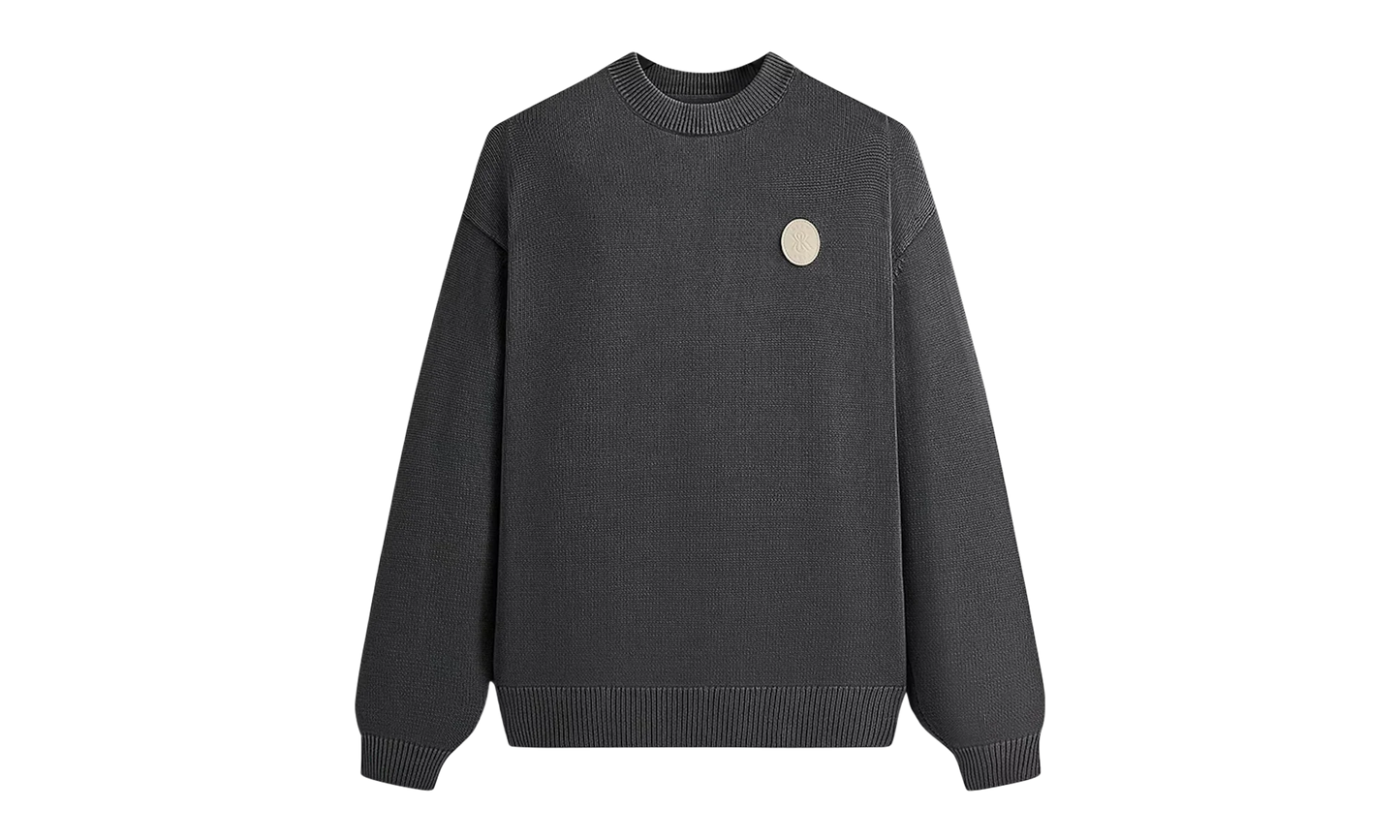 Garment Dyed Lewis Sweater "Battleship Grey" KITH34