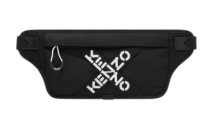 Logo Print Flat Belt Bag "Black" 5SA225 F21 99