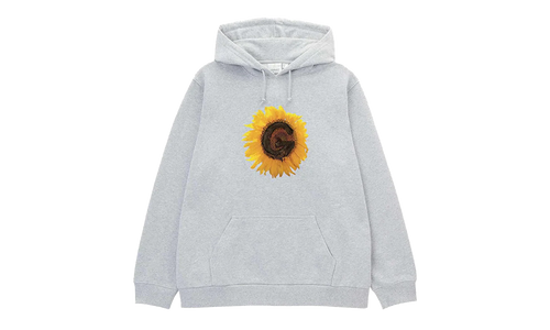 G-Flower Pullover Hoodie "Heather Grey" G6SU-J113-HG