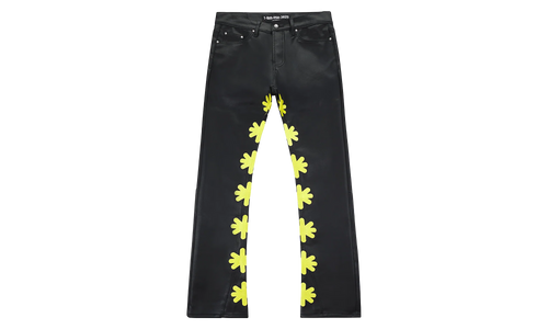 Leather Pants "Black / Yellow" LSLPBFY