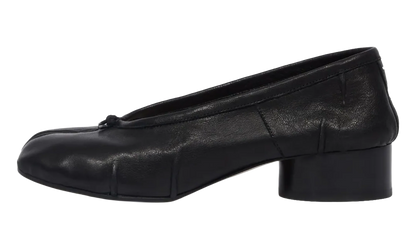 Leather Heeled Tabi Ballerina Flats WMNS "Black" S58WZ0128P6378T8013