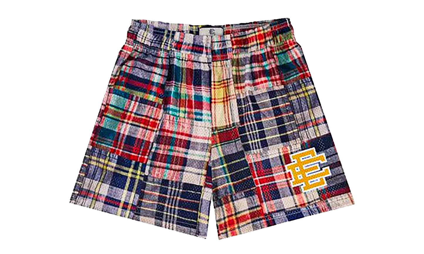 EE Basic Shorts "Madras Plaid / Yellow" EE235
