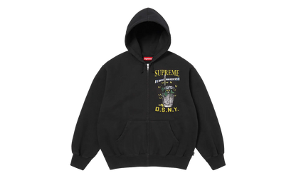 DSNY Zip Up Hooded Sweatshirt "SS26 - Black" SU27113