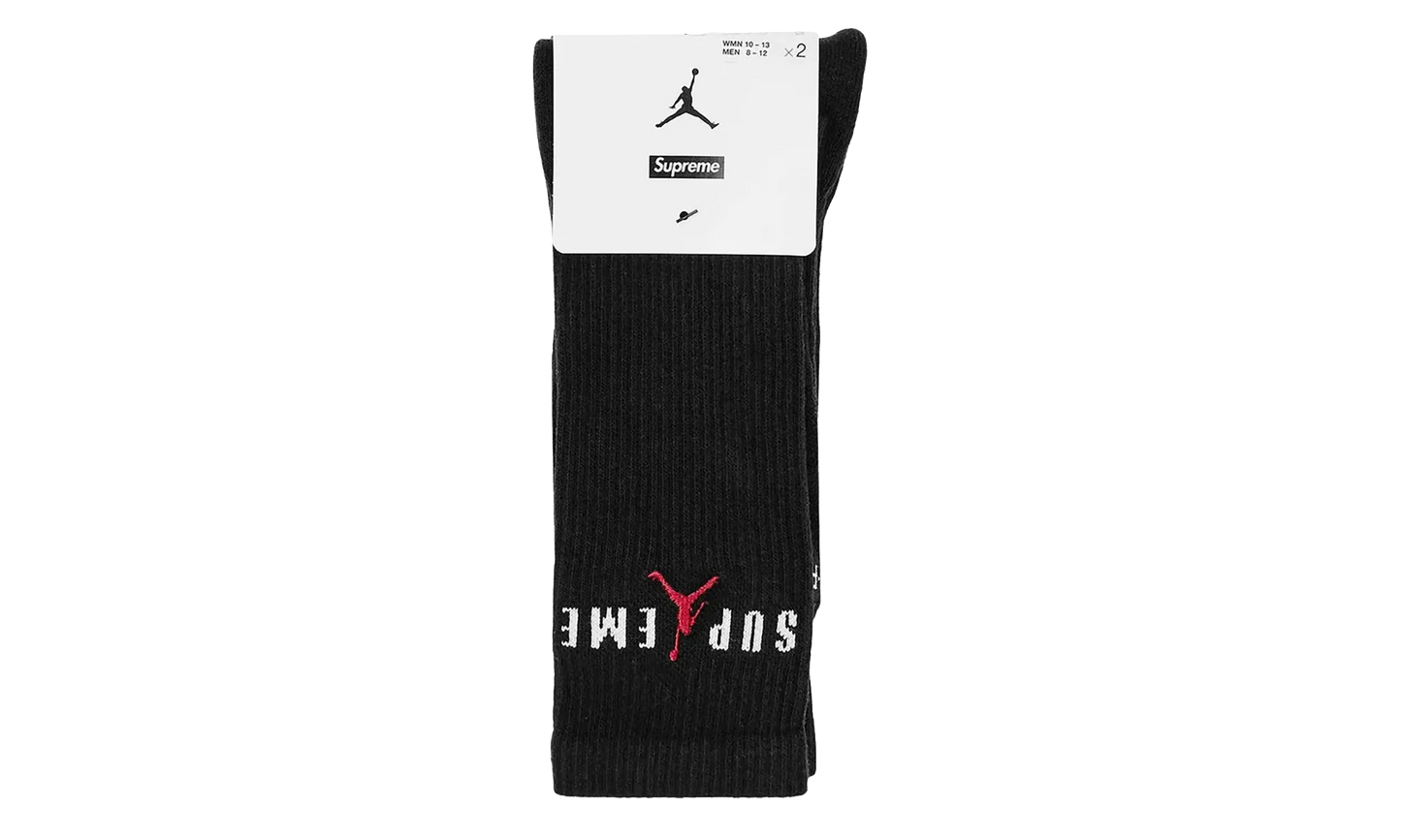 Jordan Crew Socks (2 Pack) "Black" SU26958