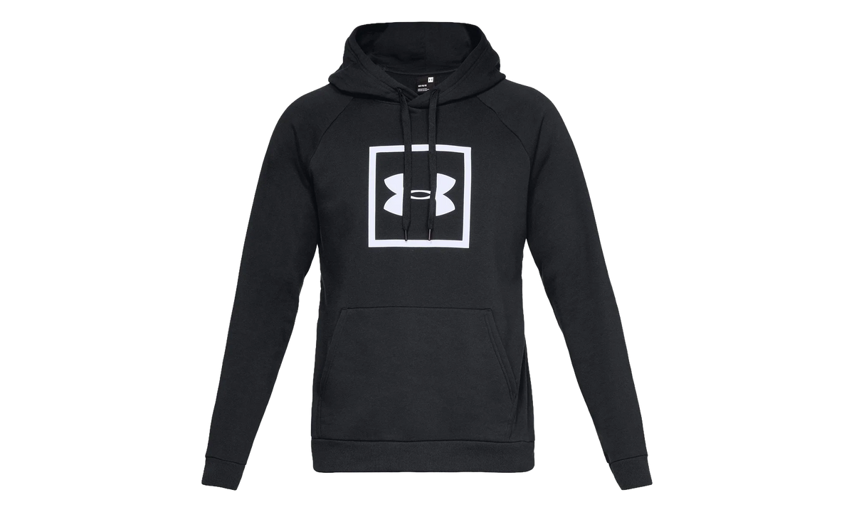 Rival Fleece Box Logo Hoodie "Black / White" 1329745 001