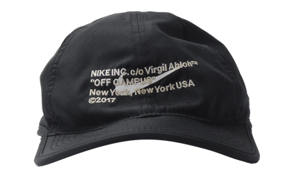 Offwhite VIRGIL ABLOH "Off Campus 2017" Cap "BLACK" NIKEOW005