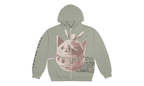 New Sight Zip Up Hoodie "Olive" TSUC43