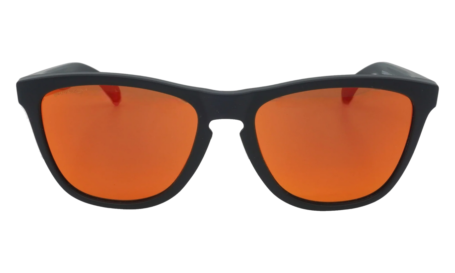(Asian Fit) Frogskins Sunglasses "Matte Black / PRIZM Ruby" OO9245 63