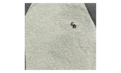 Henley Baseball 3 Cross Patch Long-Sleeve T-Shirt "Grey" CHRM1157