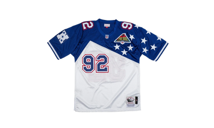 NFL Reggie White Authentic Jersey "1994-95 AFC - White / Royal" AJY6LG19122 NFCWHRY94RWH