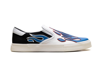 Slip On Sneakers "Flame - Black White Blue" S0F23149CL BWB