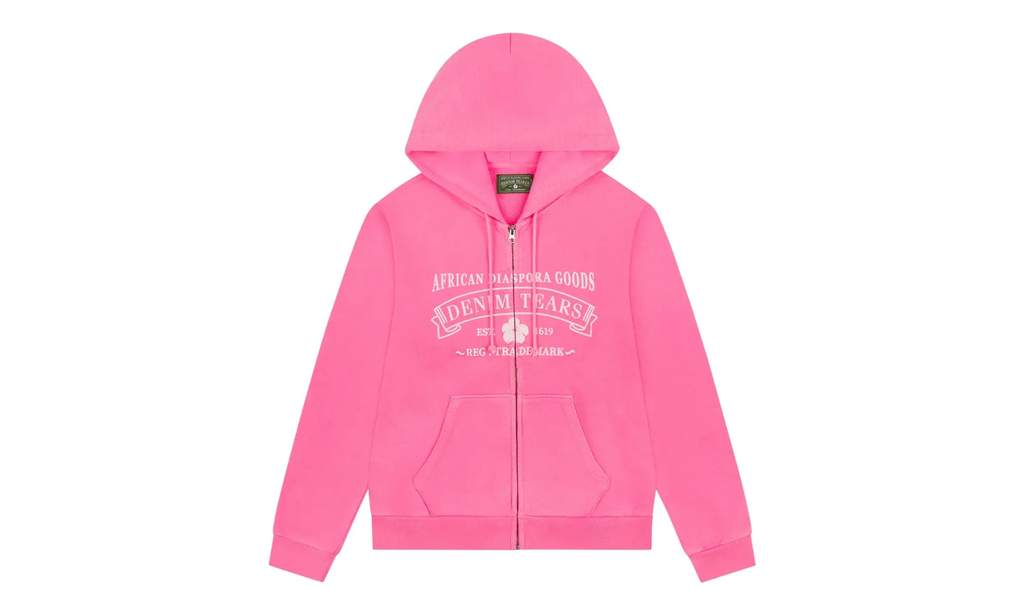 ADG Zip Hoodie "Pink" DT276