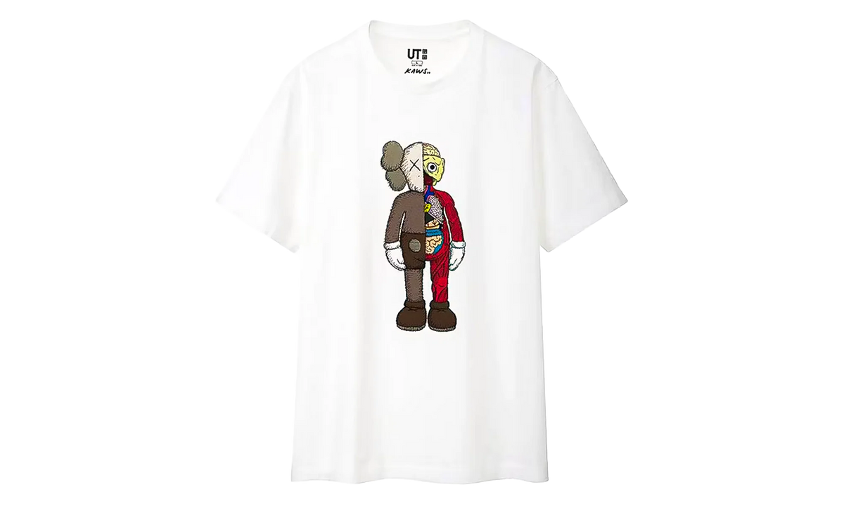 Uniqlo Flayed Tee "White" KAWS202501