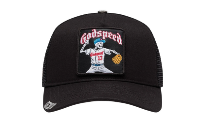 Interchangeable Patch Trucker Hat "Black" GS153