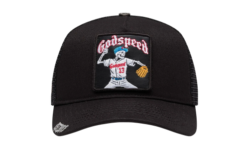 Interchangeable Patch Trucker Hat "Black" GS153