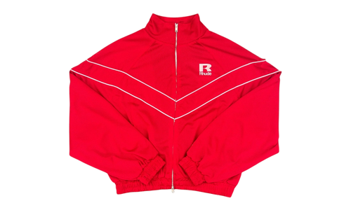 Mesh Piping Raglan Track Jacket "Red / White" RHSS26JA01041 RED