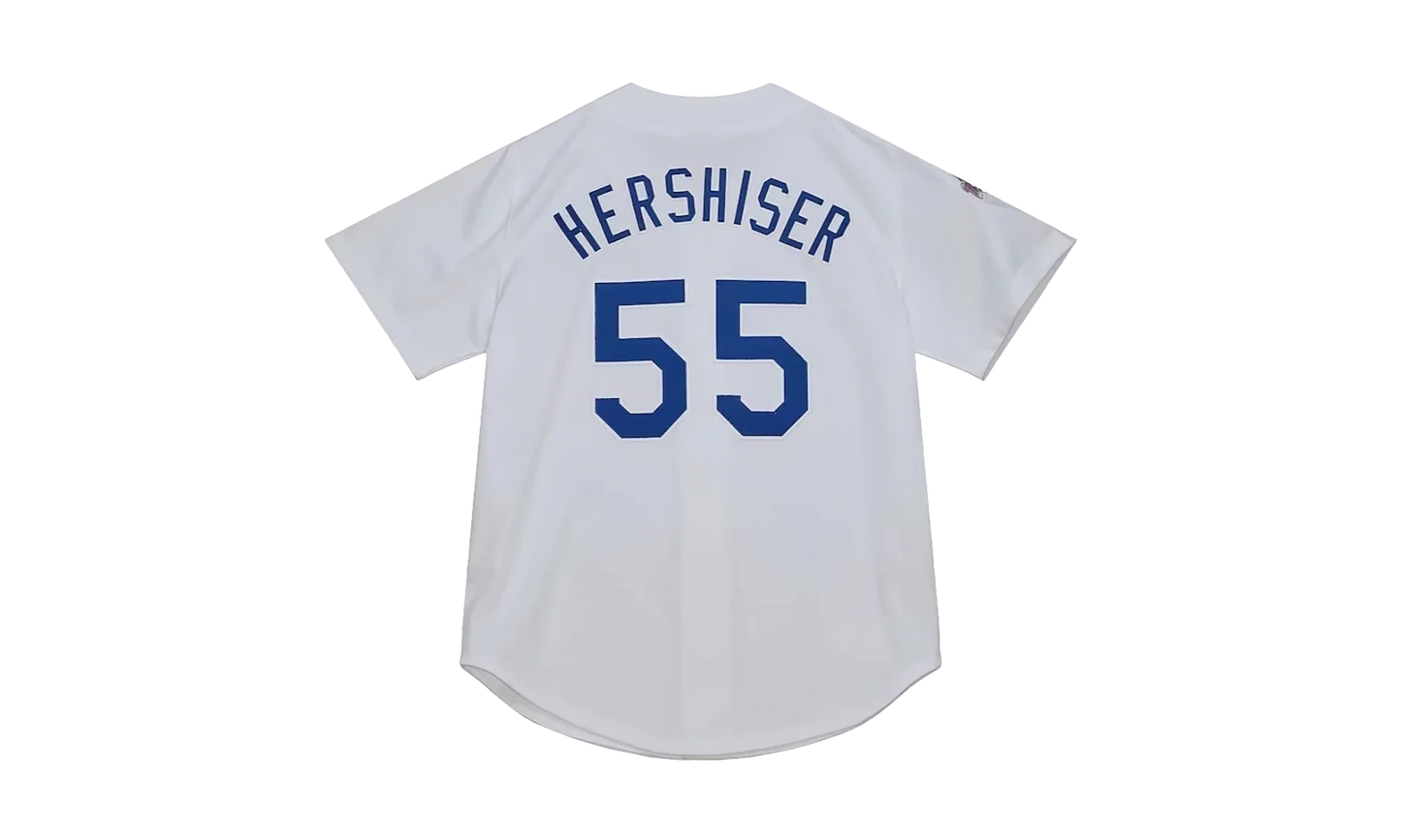 MLB Orel Hershiser World Series Home Jersey "1988 Los Angeles Dodgers – White" AJY15409 LAD88OHRWHIT