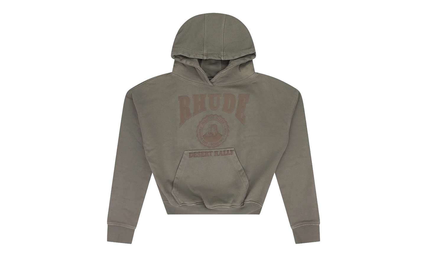 Desert Valley Cropped Hoodie "Elephant Green" RHPF23HO03012372 ELGRN