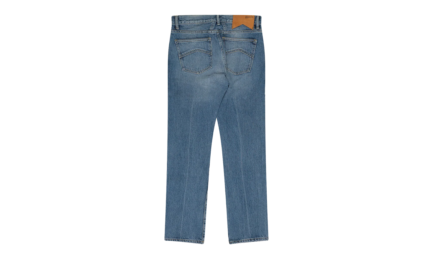 Patch Denim Pants "Indigo" RHD-MJNS-0044