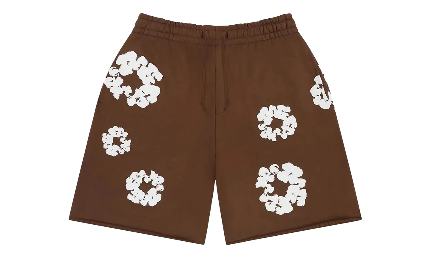 Cotton Wreath Sweatshorts "Brown" DT450
