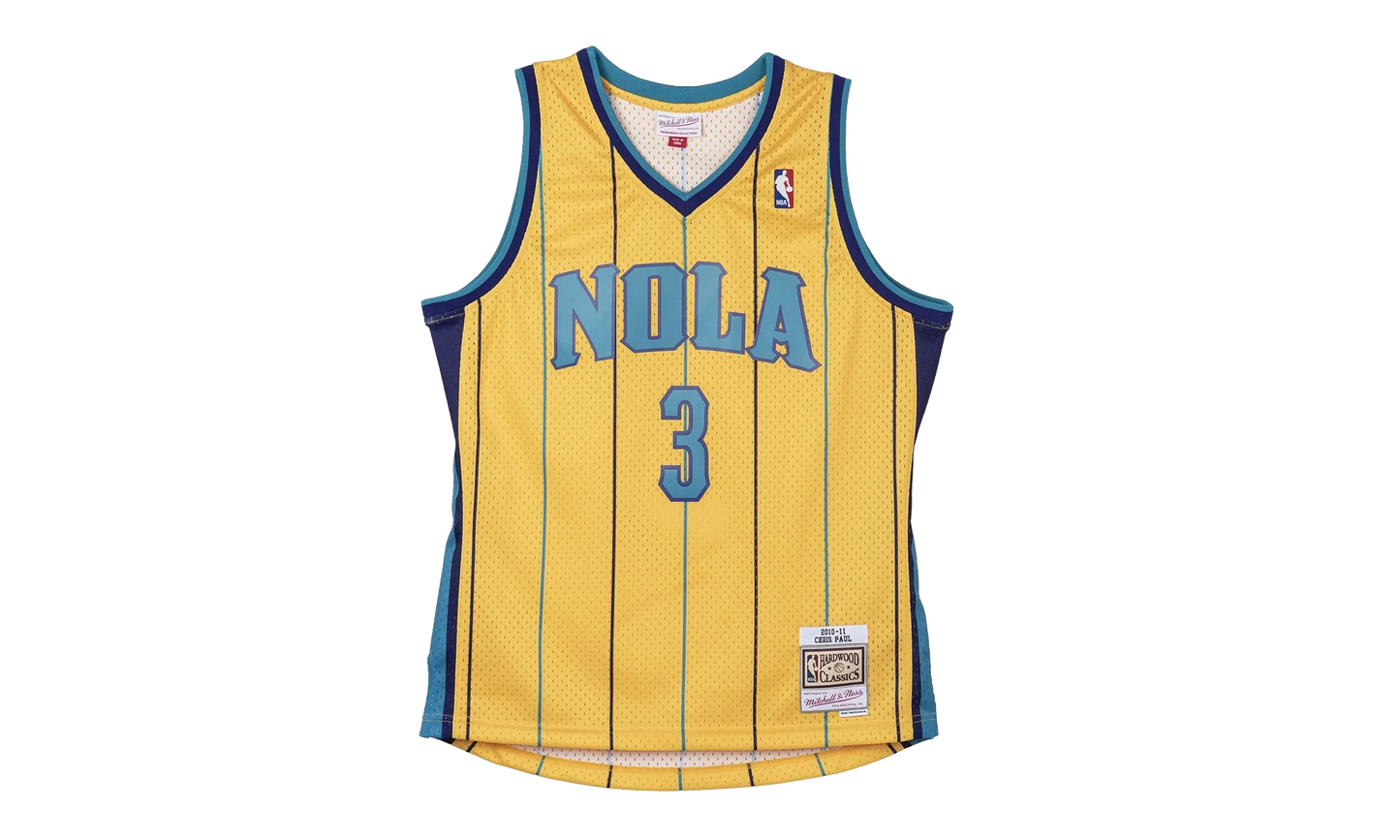 NBA Chris Paul Swingman Jersey "2010 Charlotte Hornets - Yellow" SMJYAC19023 NOHYELL10CPA
