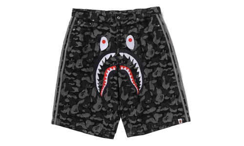 Shark Denim Jorts "Bape - Black" KF4917