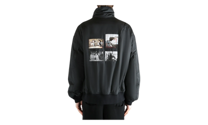Elastic Hem Cotton Blouson Coat "Black" UC2E4207 BLAC