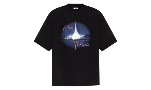 Night in Paris Oversized T-Shirt "Washed Black" UH76TR410B WASH