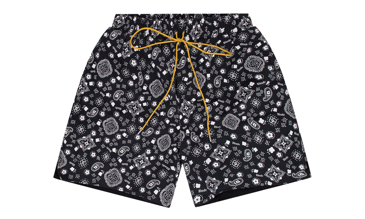 Ssense Exclusive Bandana Shorts "Black" SEBSG001