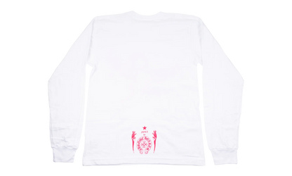 FOTI LONG SLEEVE "WHITE / PINK" CHRM0777